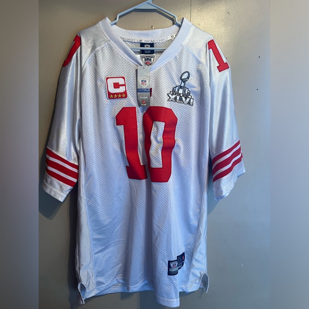 New York Giants Eli Manning Super Bowl XLVI Jersey Size 54